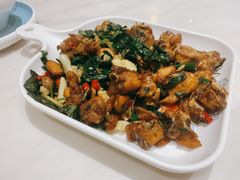 山捞叶炒树上的鸡-香香海南菜餐厅