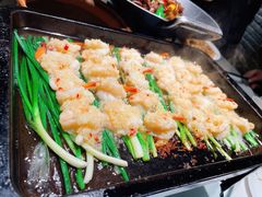 铁锅葱香虾-老村长•湖北家常菜(南湖店)
