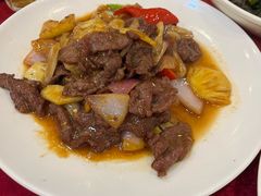 子姜菠萝炒牛肉-胜记菜馆(文明路)