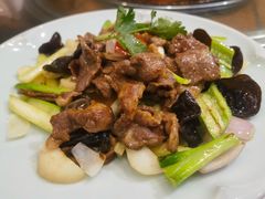 姜葱爆炒黄牛肉-阿多私房菜(顺德店)