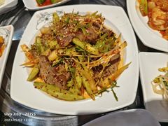 牛肉拌黄瓜-青松馆韩国料理(香港中路佳世客店)