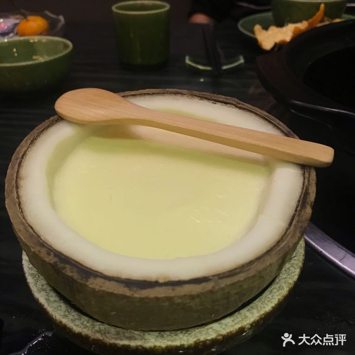 凤园椰珍椰子鸡主题餐厅(中山三路店)椰子炖奶图片
