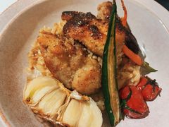 蒜香蘑菇鸡肉烩饭-秀儿家の小确幸花园西餐厅