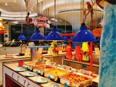 自助取餐区-帝企鹅自助餐厅•儿童岛•真企鹅(长隆企鹅酒店)