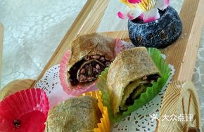 Green Tea Red Bean Crepe