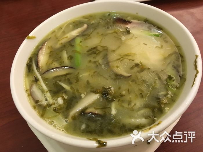 缸鸭狗宁波特色饮食店(来福士店)咸菜年糕汤图片 第24张