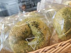 抹茶红豆贝果-Manner Coffee(淮海755店)