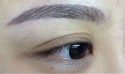 刚做韩式飘眉-平萍纹绣韩式半永久定妆