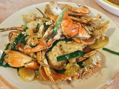 葱爆蟹-崖口红树林海鲜餐厅