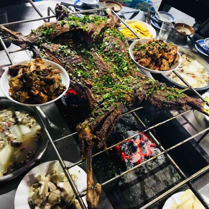 大学城烤全羊·农安休闲山庄-"工作室新年聚会的时候一起去的,下午