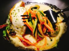 煎海鲈鱼配意大利节瓜面-AZUL by FUEL蓝色·法式酒馆(琶醍店)