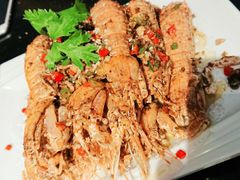 港式椒盐濑尿虾-我揸Fit·江边海鲜大排档(滨江西路总店)