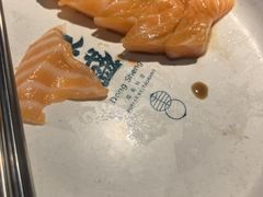 现切三文鱼-東盛炭烤自助料理(浦东文峰广场店)
