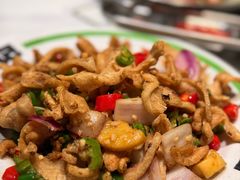 爆炒猪油渣-欧记大排档·景德菜(上海首店)
