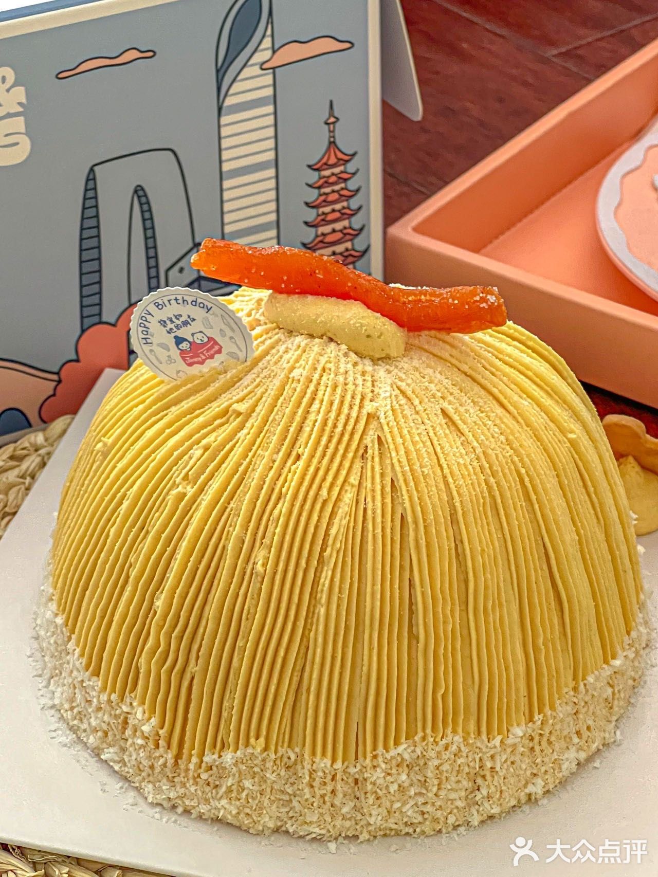 这块金沙红薯蛋糕也太秋天了吧！🍂