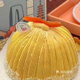 这块金沙红薯蛋糕也太秋天了吧！🍂
