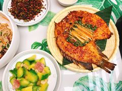傣味香茅草烤罗非鱼-云海肴云南菜(曲江大悦城店)