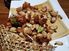 -东来菜馆•手抓海鲜家常菜•海鲜锅贴(鸽子窝店)
