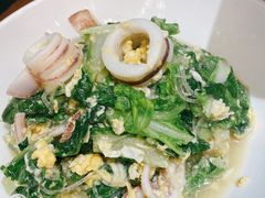 笔管鱼炒小白菜-必点海鲜·鲅鱼水饺(鞍山西道店)