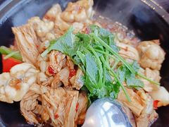 啫啫牛蛙柚子煲-誉八仙酒楼(静安大悦城店)