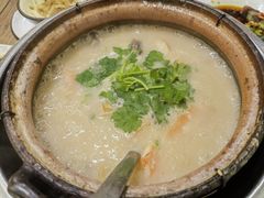 虾黄鳝粥-利杨记·本味轩粥坊·烧烤(宝体店)