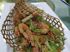 竹楼黄金虾-珍巷福地四合院菜馆(复兴门店)