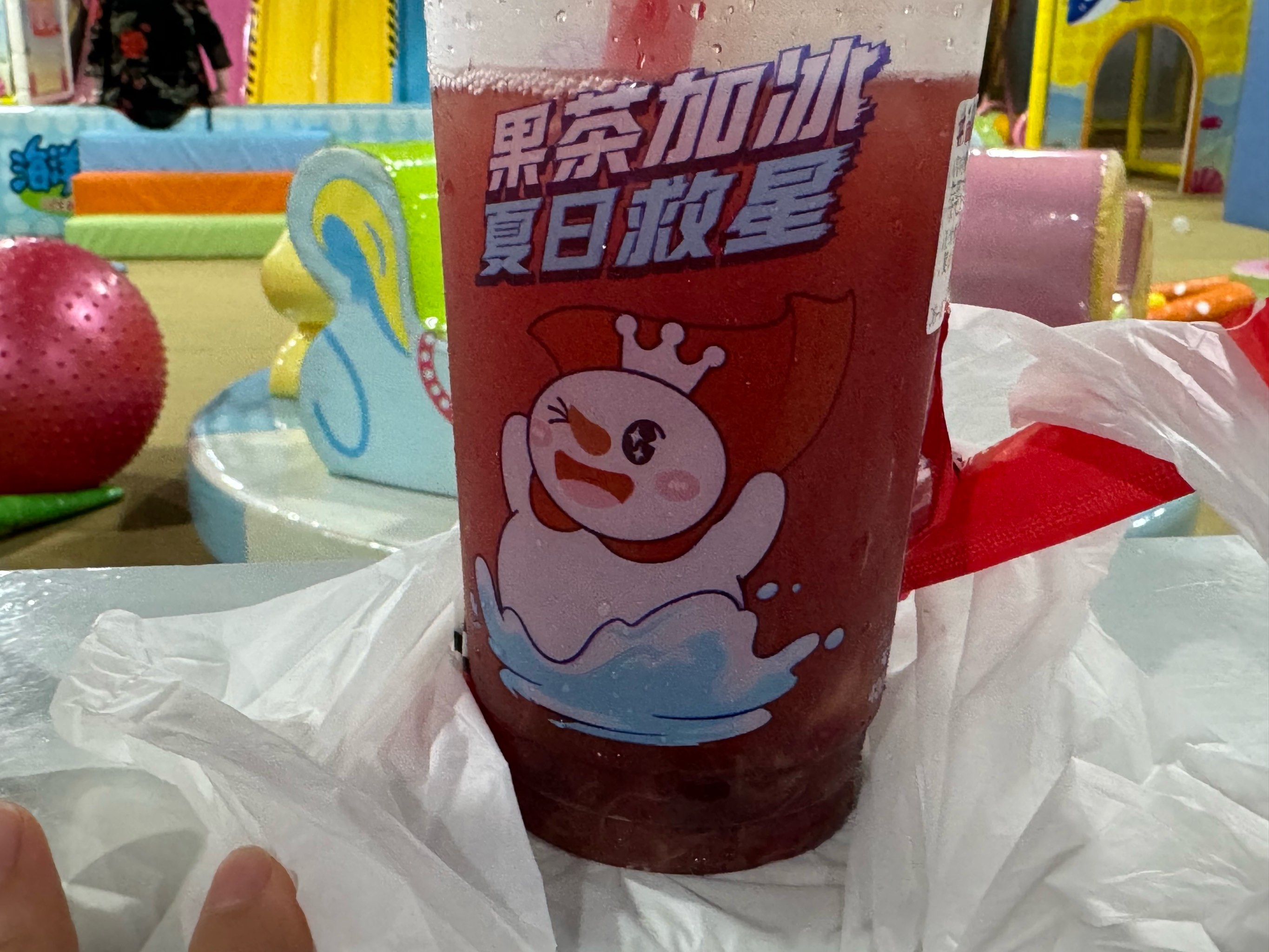 蜜雪冰城红柚果霸图片