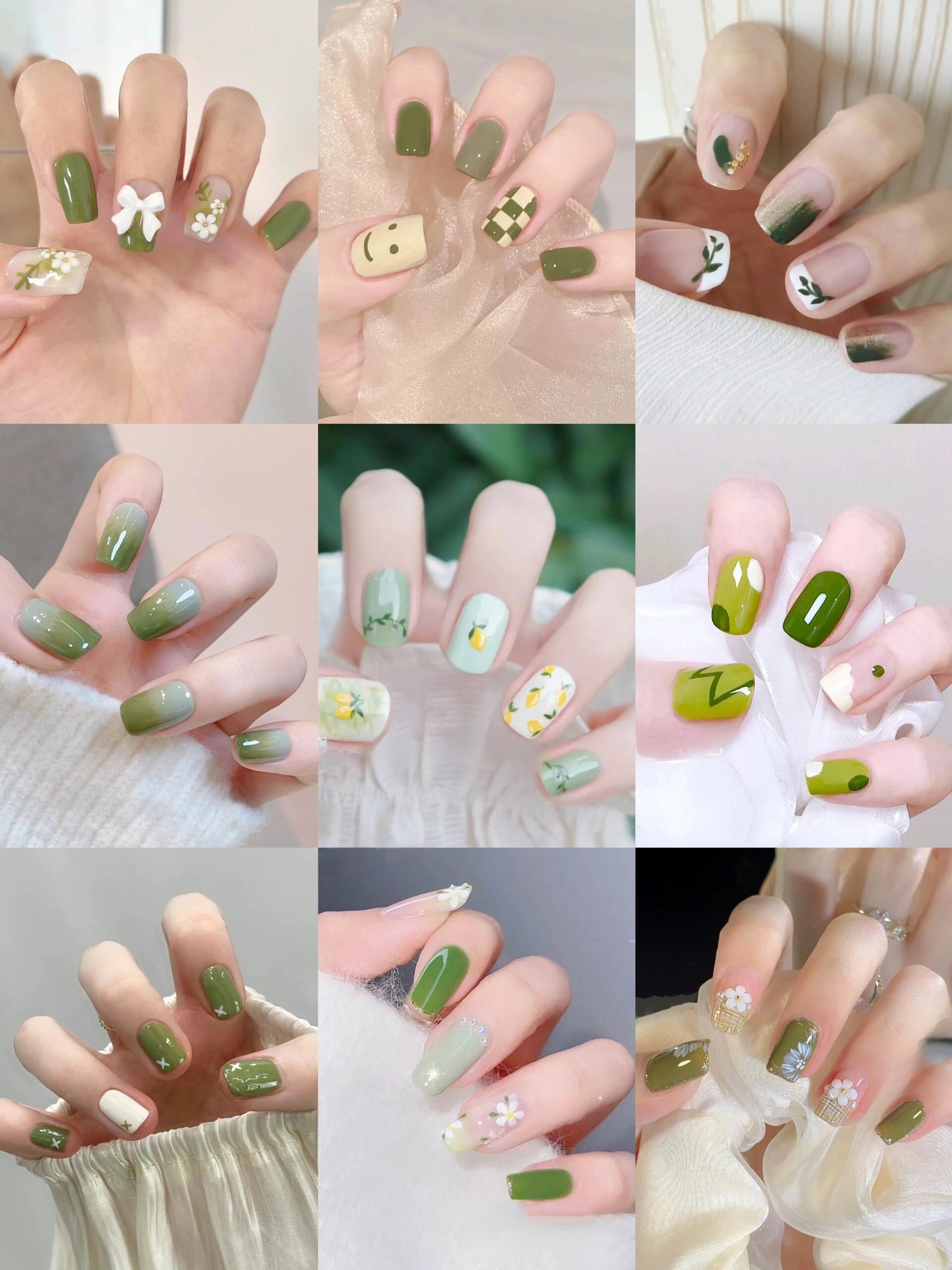 绿色美甲合集[美甲]
