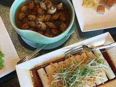 古越陈酿煮花螺-杭州西子湖四季酒店·金沙厅