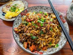 香肠鸡肠炒面-跃跃鸡肠面(人民北路店)