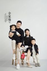 -时光纪亲子全家福照相馆(静安店母女写真父母纪念照)