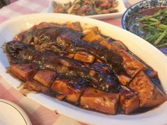 红烧豆腐烩黄鱼-玲珑餐厅(陕西南路店)