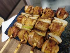 鸡腿夹京葱-酒窝烧鸟(科华街店)