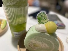 静冈网纹蜜瓜冰茶-KNOTKNOT珞珞·日式甜品(K11店)