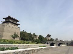 -城墙带状公园-大同古城墙广场停车场
