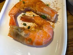 盐烤南美大虾-船歌·鱼水饺青岛菜(金狮广场店)