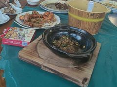 -古榕农庄·桑拿簸箕菜·招牌泥焗鸡(清远长隆店)