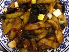 鱼香茄子-北大地皖峰饭馆