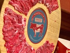 鲜切黄牛肉三拼-吼堂老火锅(万寿宫店)