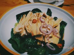 葱油鲜腐竹菜心-九毛九西北菜(大东海店)