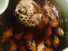 古越陈酿煮花螺-杭州西子湖四季酒店·金沙厅