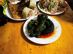 虎皮黄瓜-王三姑牛肉饼