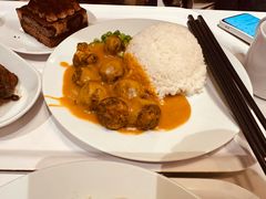 咖喱丸子蔬菜配米饭-宜家·瑞典风味餐厅(四元桥店)