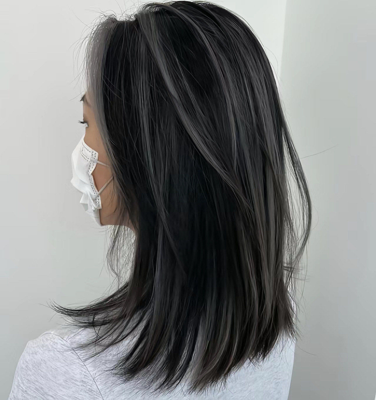 黑白挑染搭配