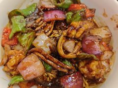 虾仁鳝丝拌面-王繁星面馆(西安熙地港店)