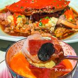 秋日夜幕下的浪漫，赏绚丽光影品三门🦀️蟹膏