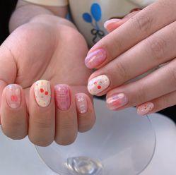 -复古绿·少女主题美甲美睫