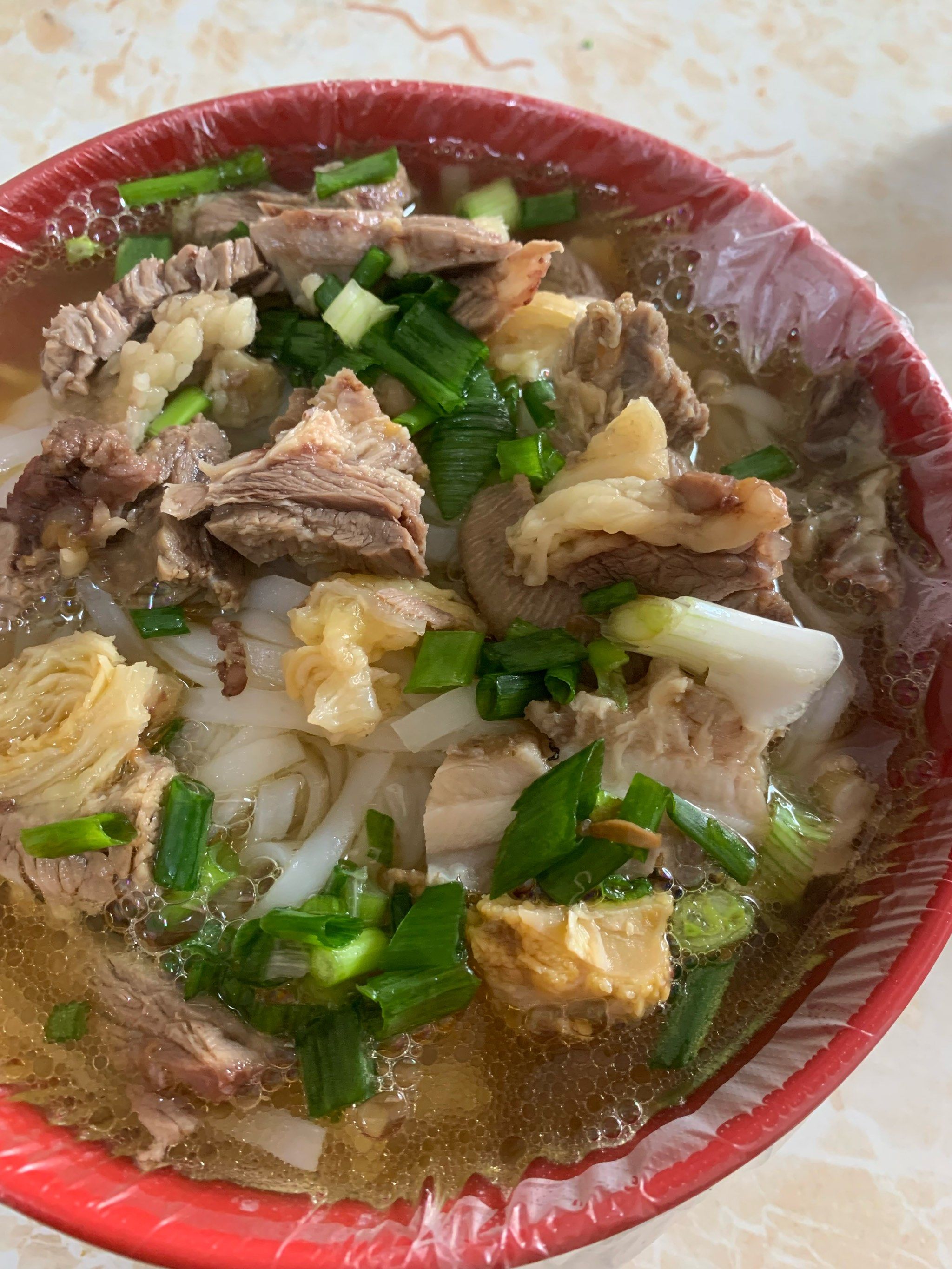 樟铺墟的化州牛腩粉,一般般