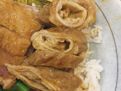 狮头鹅拼猪大肠饭-狮头牌卤味研究所·卤味饭(花城汇南区店)