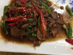 杭椒牛柳-穆老九清真牛羊肉馆(宋城店)